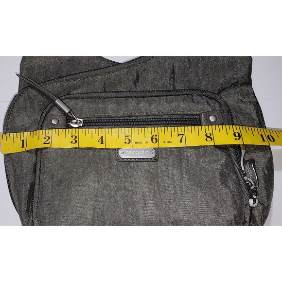 Baggallini Crossbody Bag Travel Purse Lightweight Shoulder Bag Olive Green - Picture 4 of 8